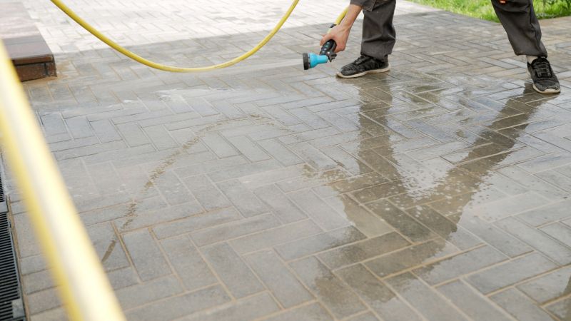 Paver Walkway Cleaning